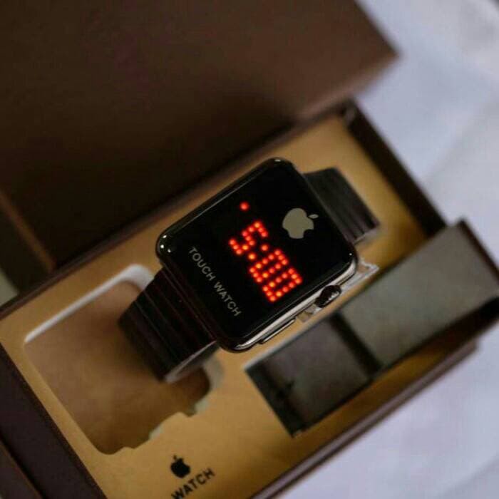 Jam Tangan Apple Iphone touch screenPaket Pria/Wanita //guess fossil