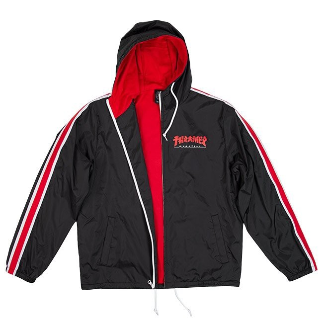 Jacket Thrasher Original Godzilla Track Black / Jaket Thrasher Original