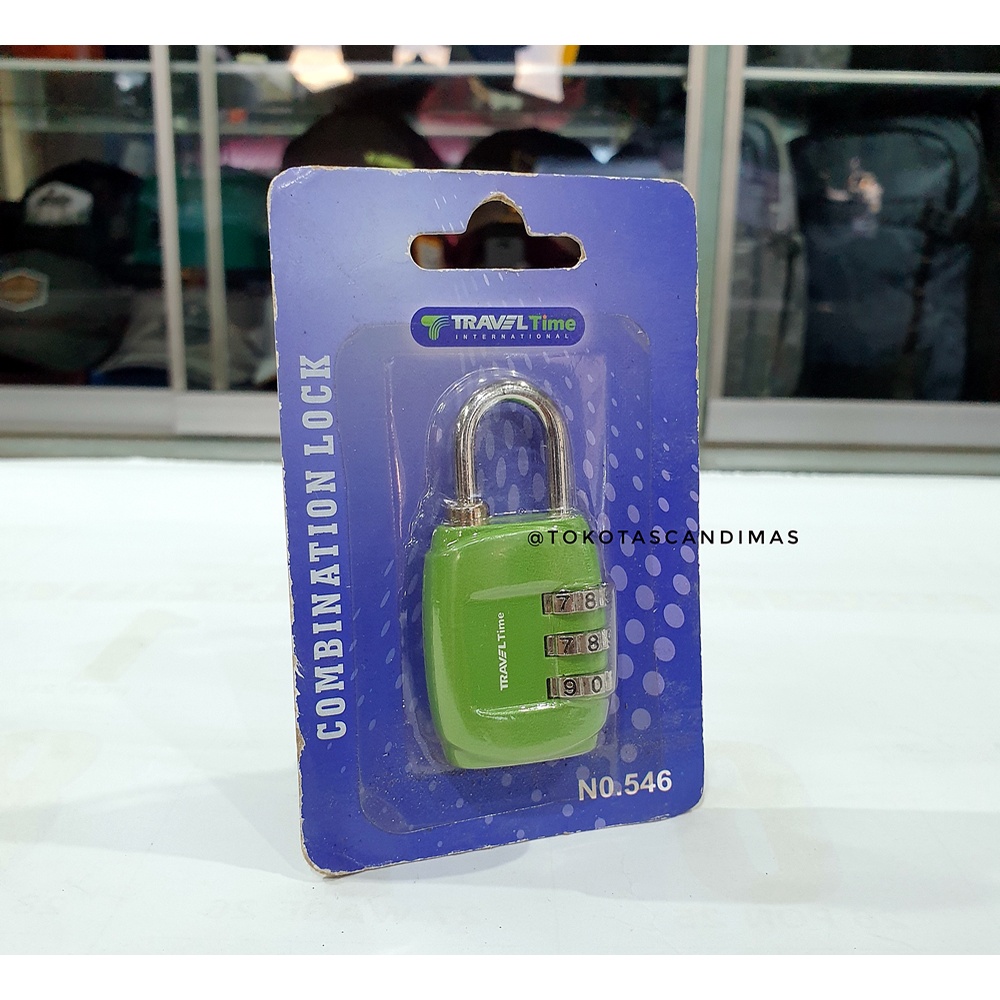 Travel Time Gembok Kombinasi Koper / Tas