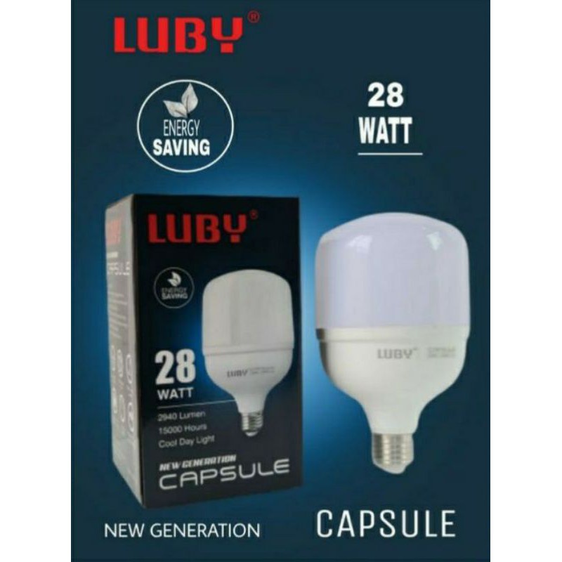 Lampu LED Putih Luby Capsule 5W s/d 50W Bohlam LED - 5W