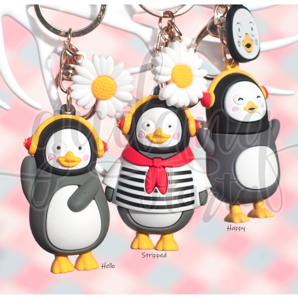 Gantungan Kunci Penguin Lucu Unik Gantungan Tas GH 302184