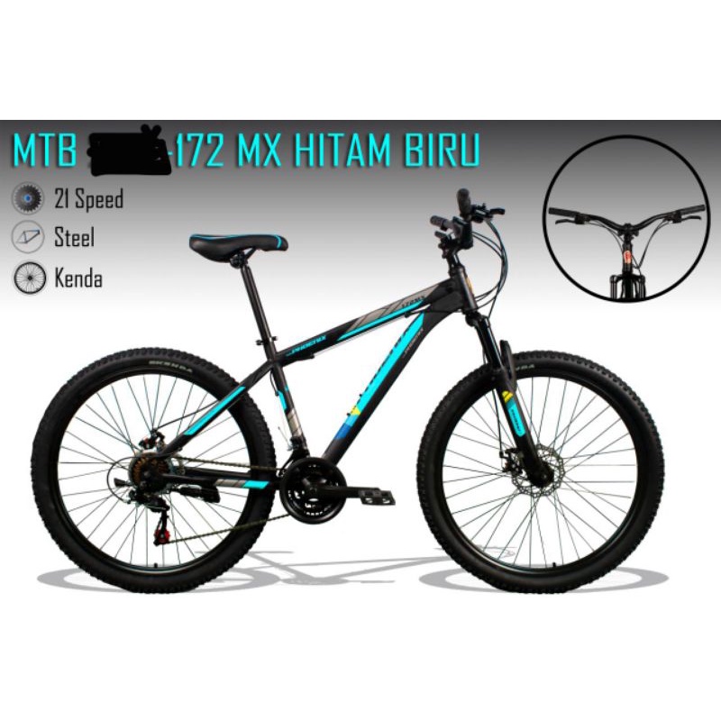 Sepeda Federal Gunung MTB size 26 Phoenix 172 MX Baru