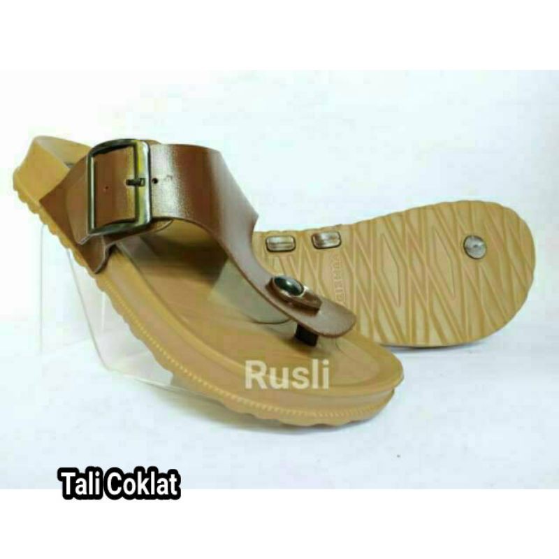 (COD) TERMURAH Sandal Jepit Santai Karet Pria Yumeida 6102