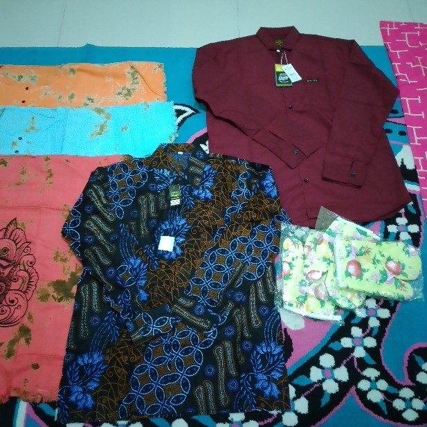 Mall Grosir Kemeja Batik Pria Modern Sogan Pandawa Abstrak Army Kupu Wajik Parang Seno Kawung Manda