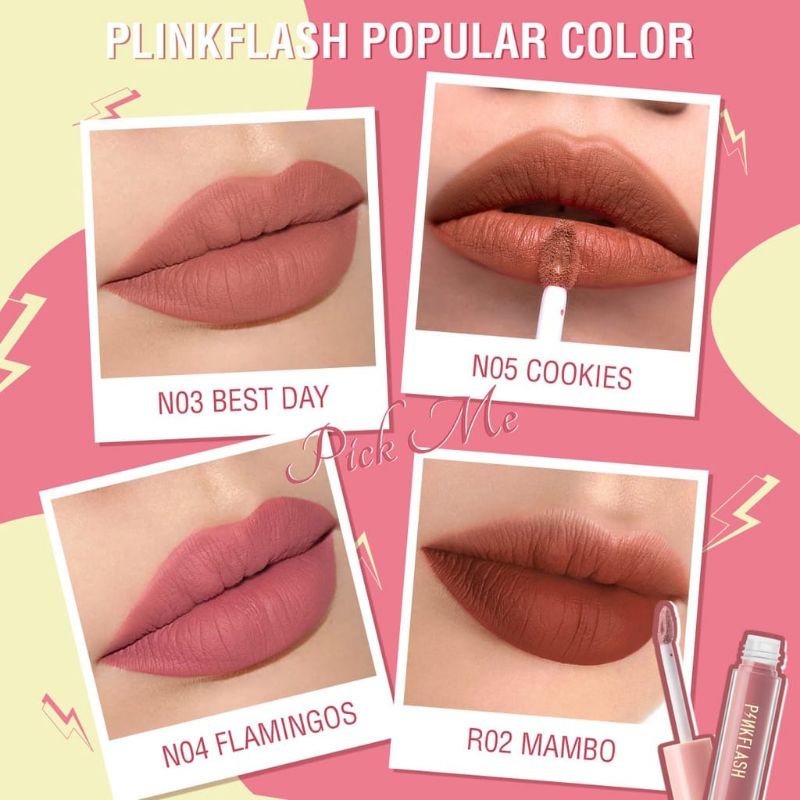 PINKFLASH Lasting Matte Lipcream/Lipcream PinkFlash Best Seller