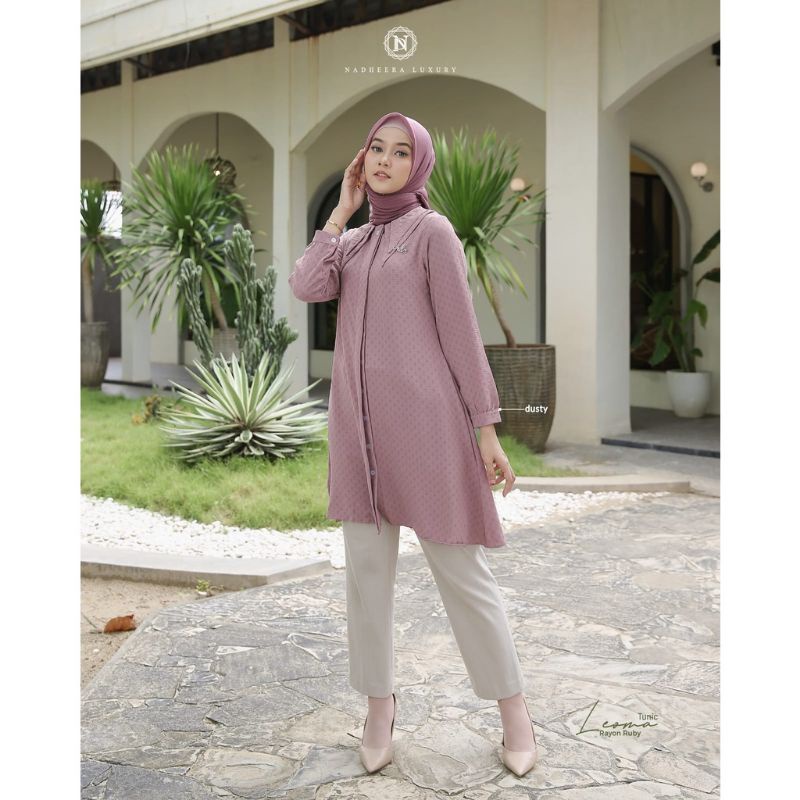 LEOMA TUNIK//NADHERA LUXURY//TUNIK DEWASA//TERBARU//TERLARIS//COD