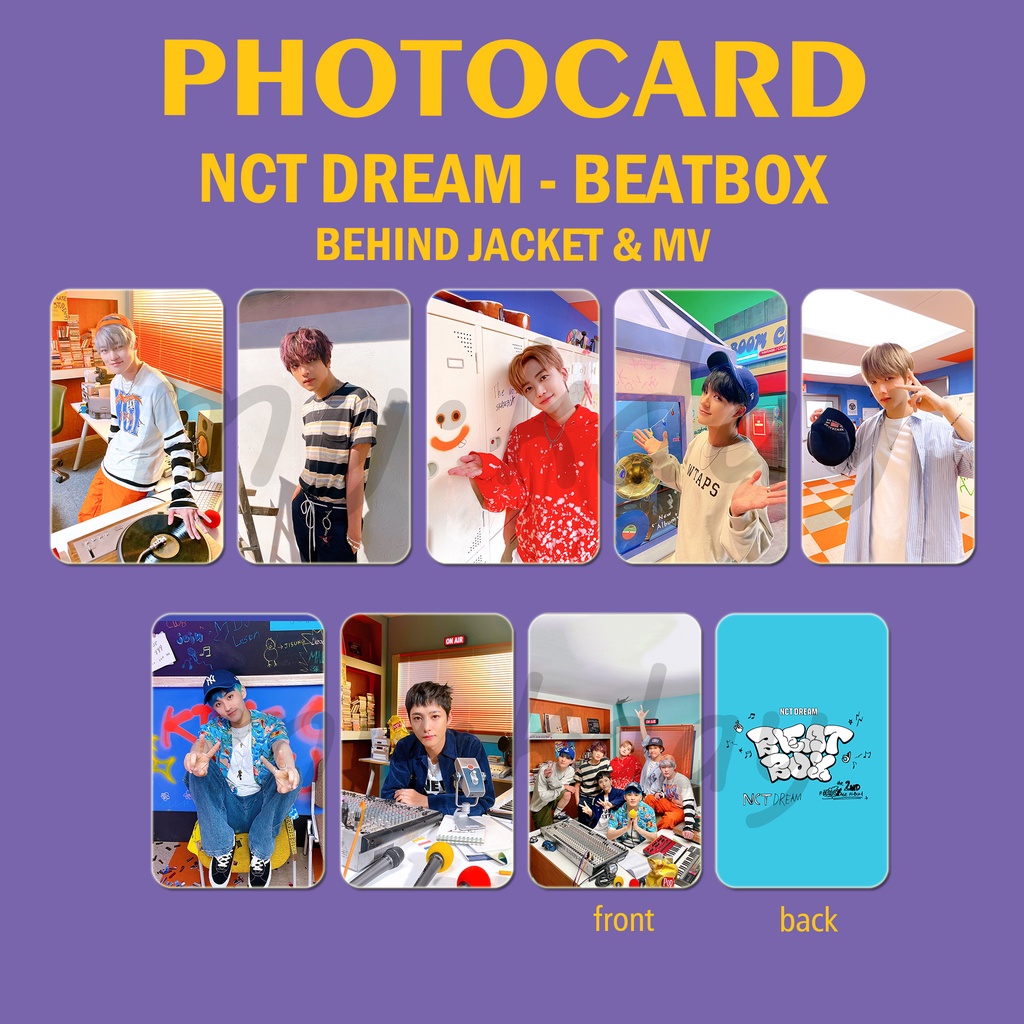 PC-0939, Unofficial Photocard NCT Dream Beatbox: Behind Jacket & MV 2 sisi
