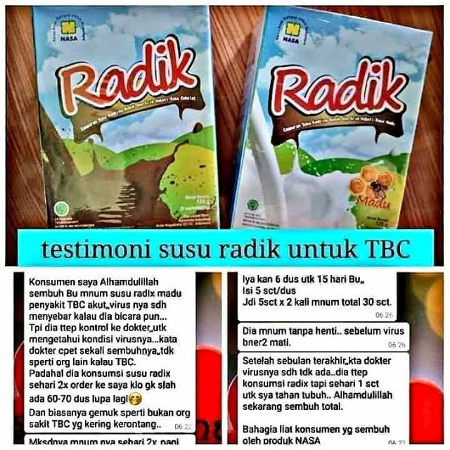 

Susu Kambing Etawa Radik Nasa Cegah TBC Asma Flek Pembersih Paru Paru