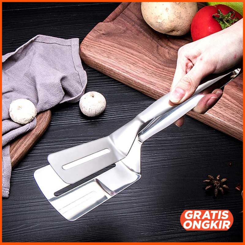 Spatula Tong Frying Fried Steak Fish Shovel Masak Goreng H2350