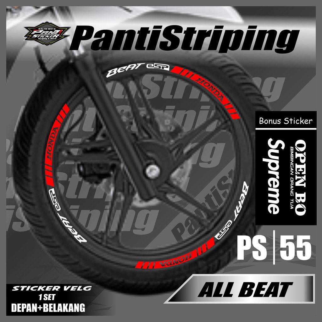 Sticker Velg - Cutting Velg Sticker Cutting Velg Motor BEAT