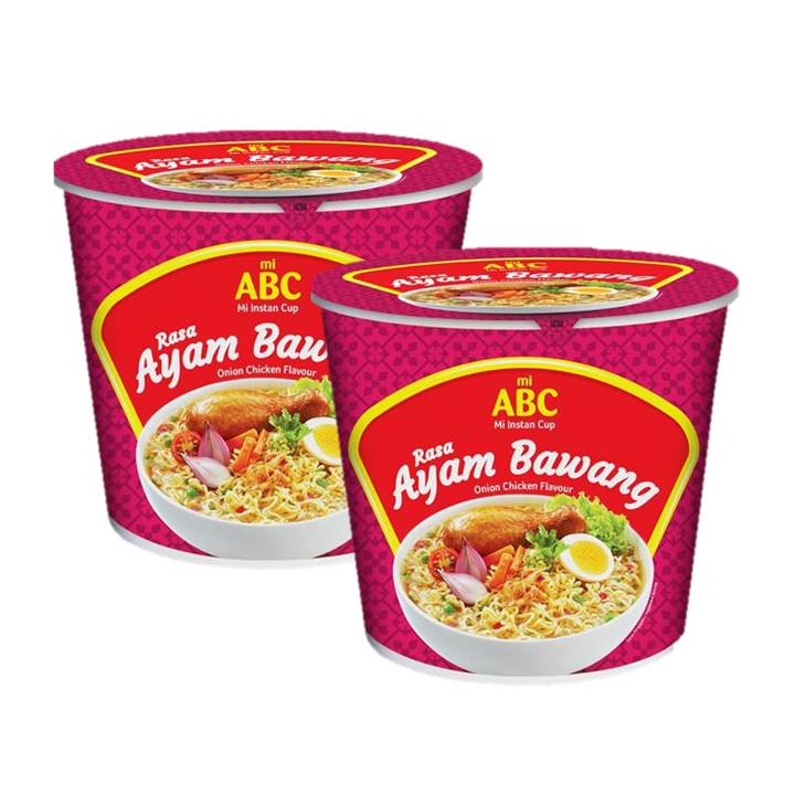 

ABC Cup Mie Instan Rasa Ayam Bawang 2 x 60 gr