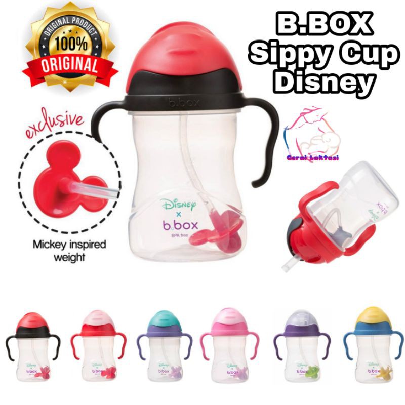 BBOX SIPPY CUP DISNEY - B.BOX STRAW CUP - BOTOL SEDOTAN BAYI