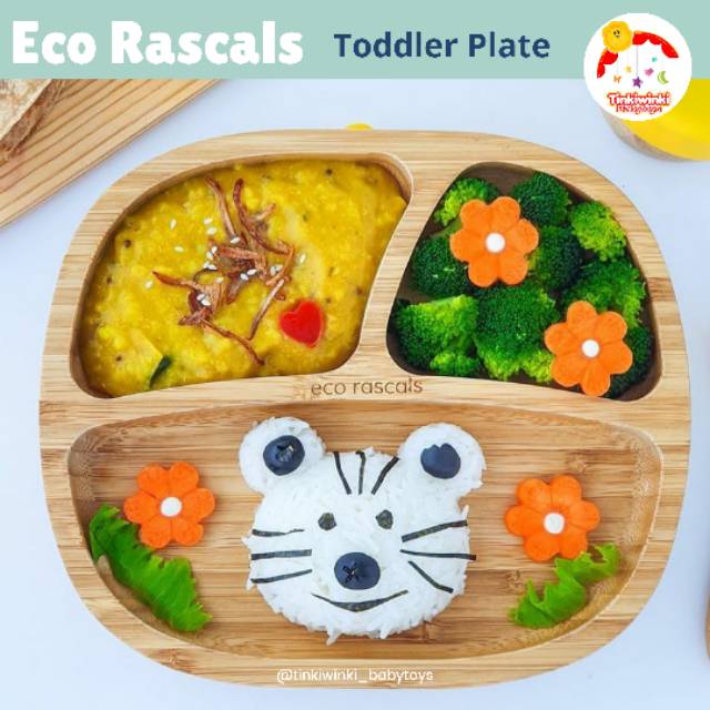 Ecorascals Bamboo Toddler Plate