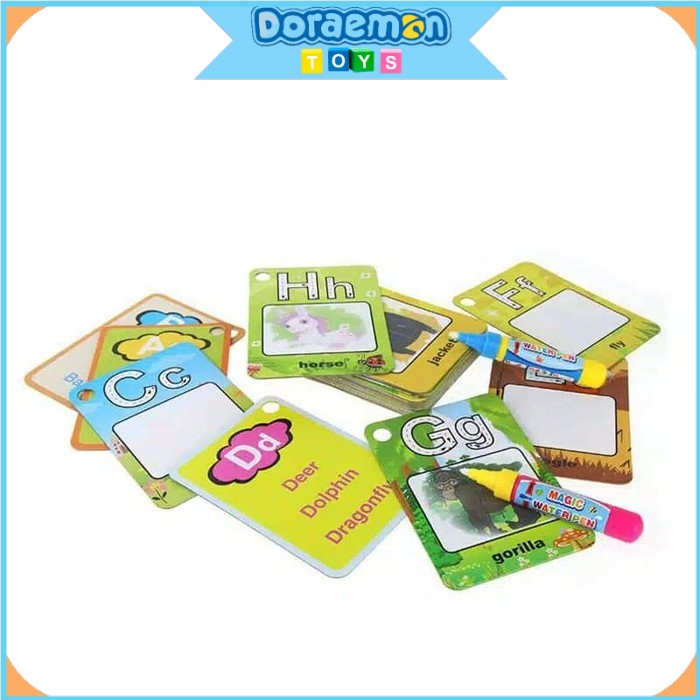 

Buku Gambar dan Mewarnai anak Balita WATER DOODLE MAGIC WATER DRAWING CARD