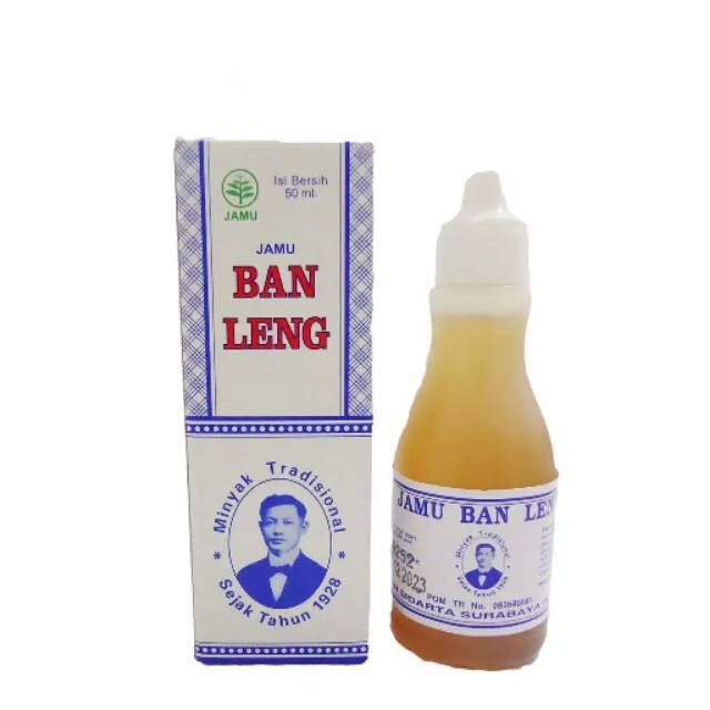 Jamu Ban Leng kemasan 50 ml (obat herbal untuk meredakan masuk angin, batuk pilek, sesak nafas)