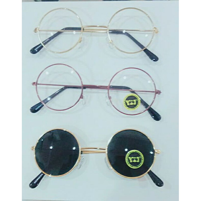 kacamata HITAM Bulat BOBOHO