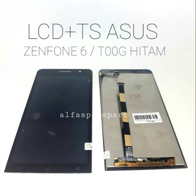 LCD + TS FULLSET ASUS ZENFONE 6 / T00G HITAM