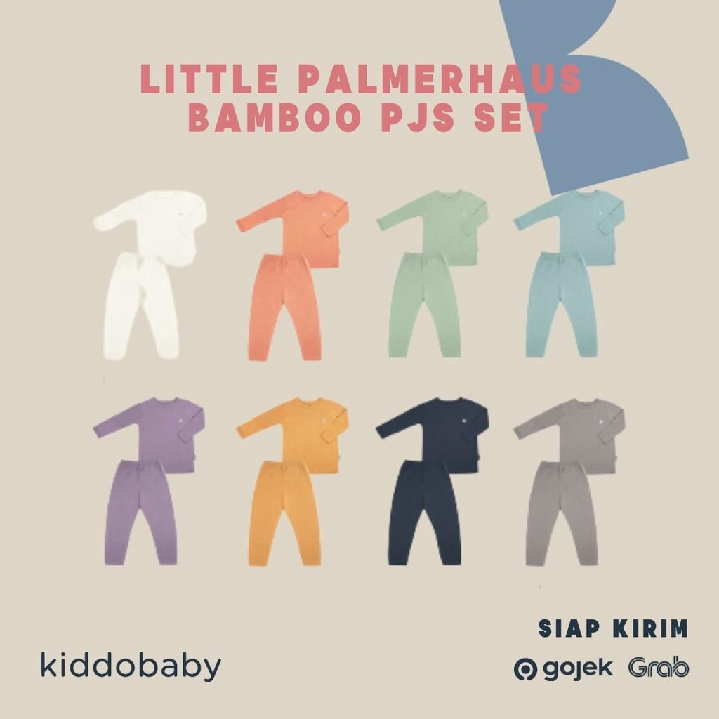 Little Palmerhaus Bamboo PJS Set | Baju Tidur Anak