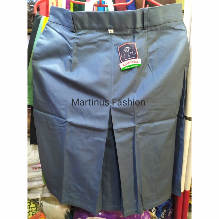 [COD] Rok Pendek Span SMA Merk Karina / Rok Pendek SMA / Rok Span Satu - Hitam, M TERPERCAYA