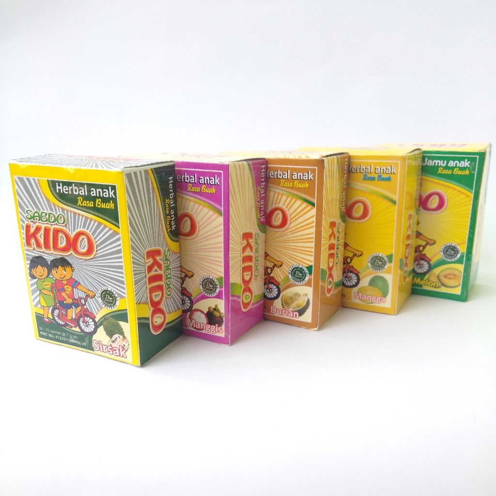 Minuman Herbal Anak Sabdo KIDO Aneka Rasa Buah Sabdo Palon Isi 10 Sachet