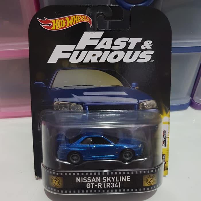 jual hot wheels nissan skyline r34