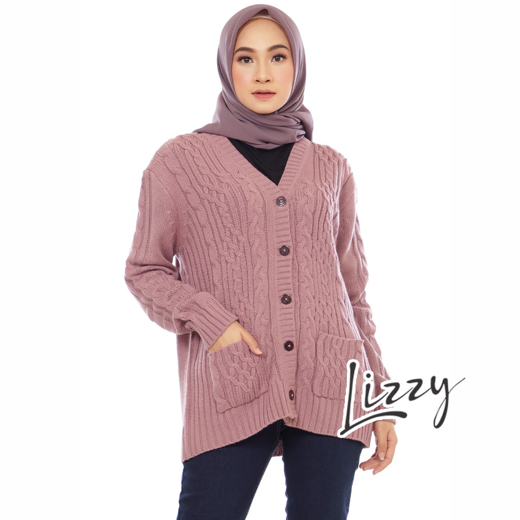 Lizzy - CARDIGAN CABLE TUMBLR PREMIUM