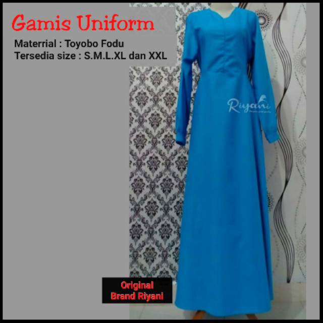 Seragam Dinas Bidan Rumah sakit Klinik Warna Biru Turkis by Riyani