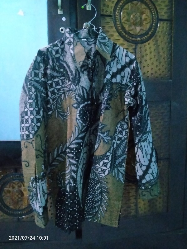 Baju Batik Pria Slimfit Big Size M L Xl Xxl Atasan Kemeja Batik Lengan Panjang Original Atasan Pria