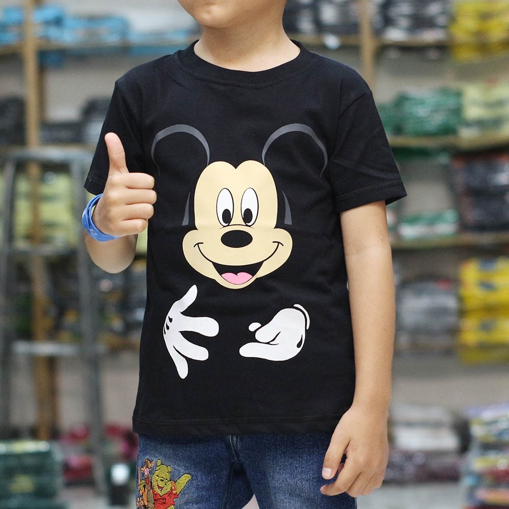  BIG RPOMO KONVEKSI KAOS  ANAK  PEREMPUAN TERMURAH MICKEY 