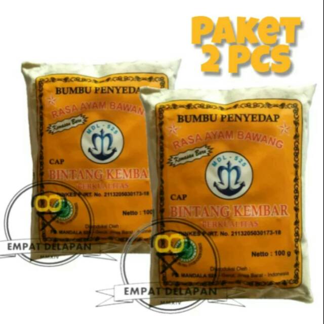 

Paket 2 Pcs Bumbu Penyedap Rasa Ayam Bawang 100 Gram