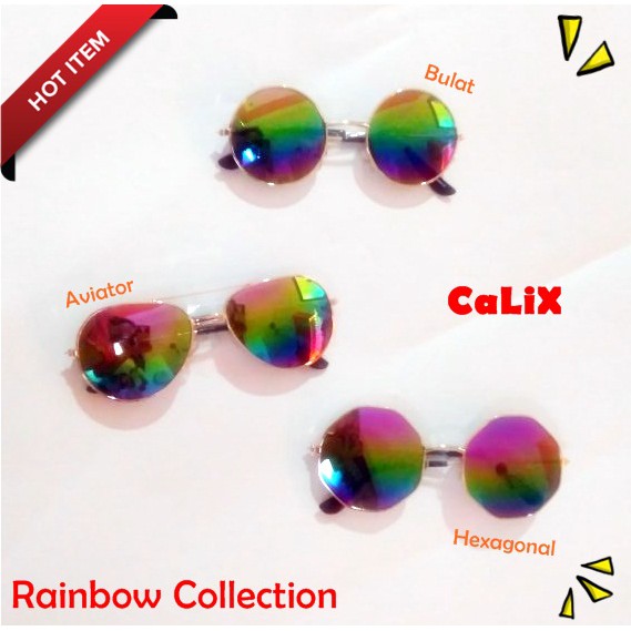 Kacamata Anak Rainbow Collection Mix Warna