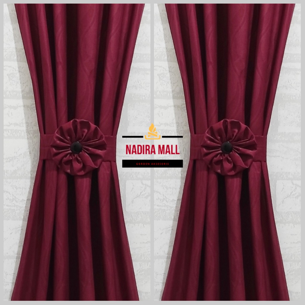 Gorden Polos Embos Jendela Model Kupu2 Minimalis Jendela