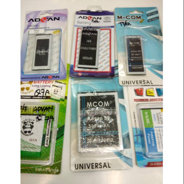 Baterai  Advan S4E S4+ S4X i45 Q7A S6 S45C S35D i4D Dll