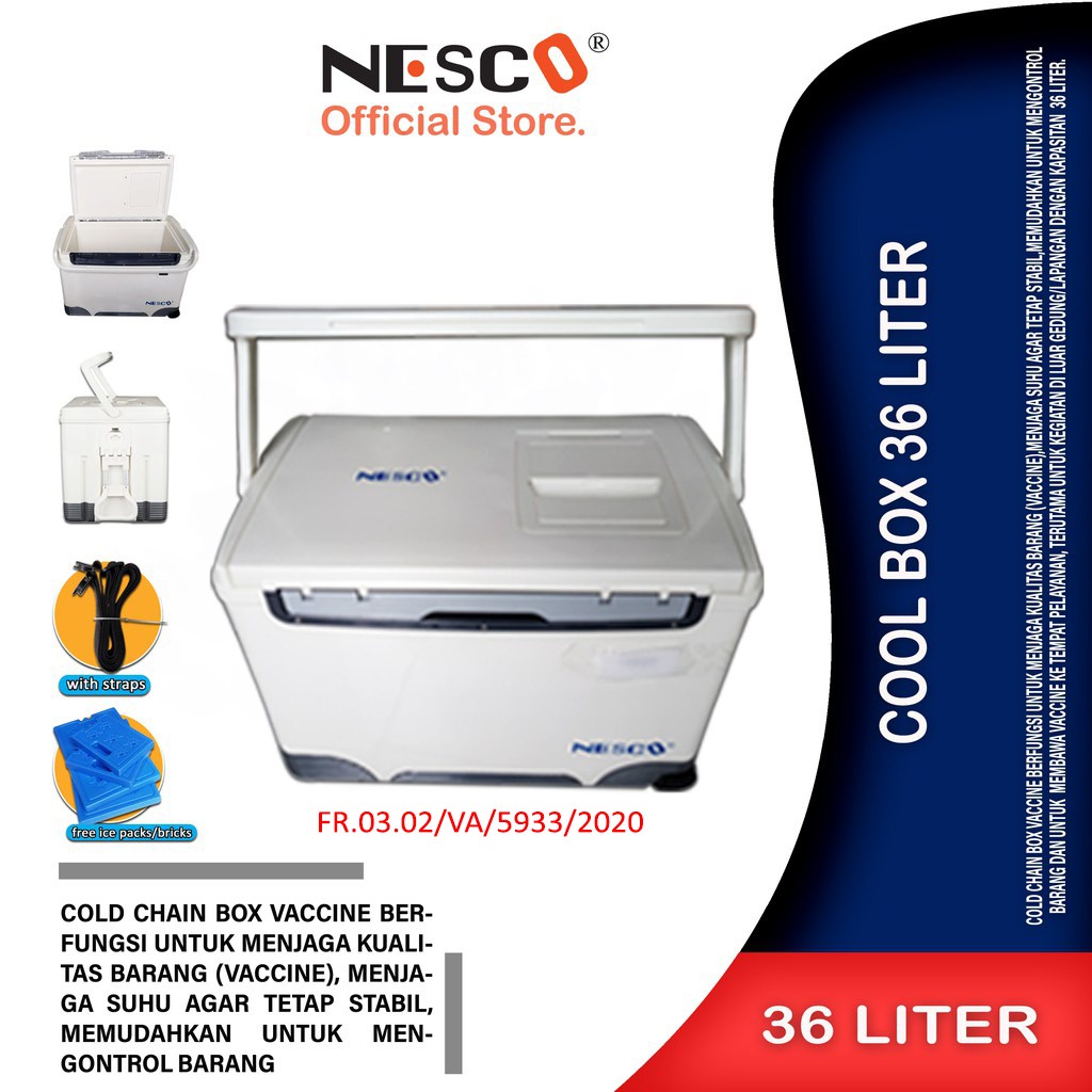 NESCO COOL BOX VAKSIN UKURAN 36 LITER