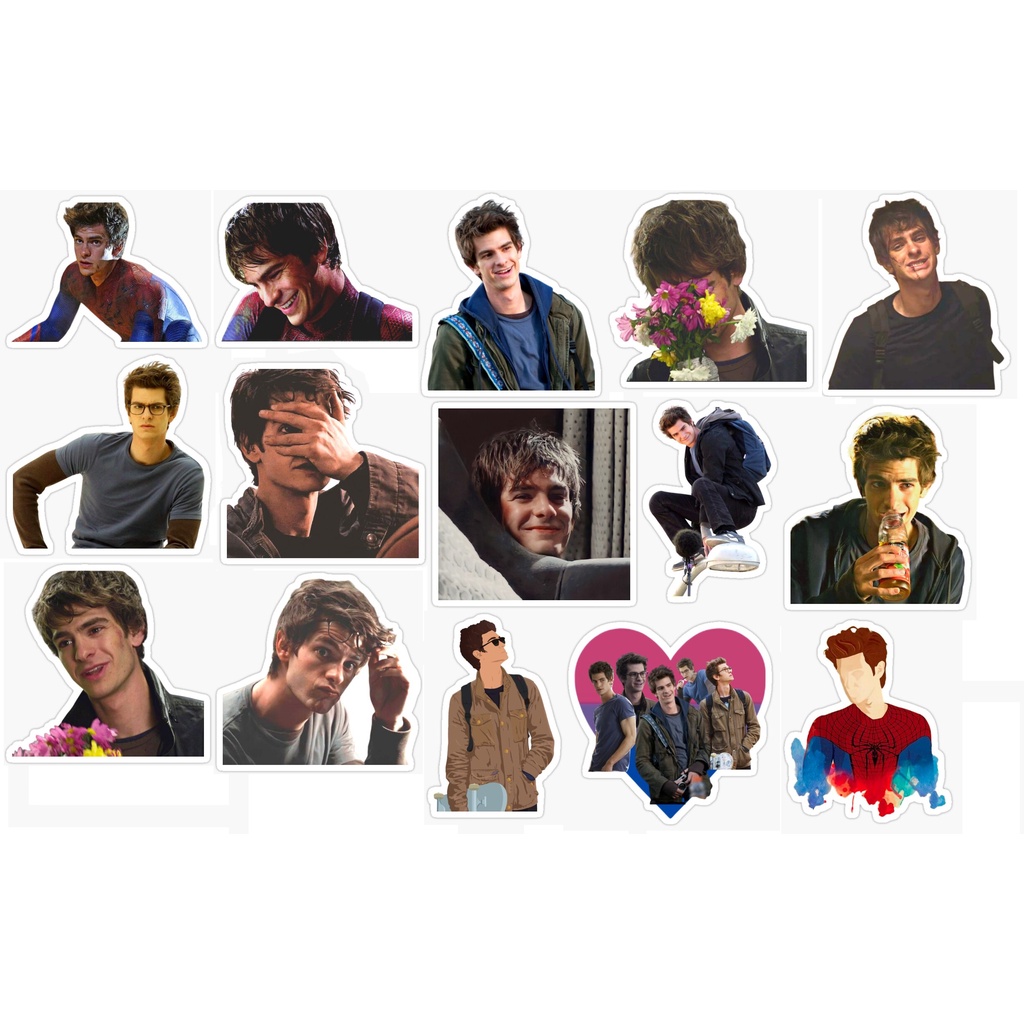 

Spiderman andrew garfield peter parker sticker pack