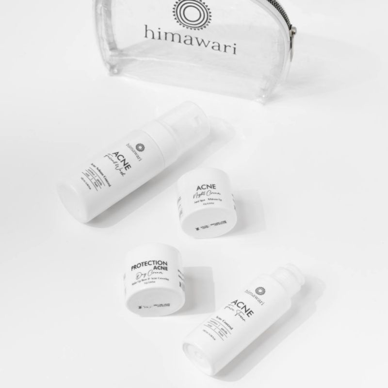 PAKET ACNE SKINCARE HIMAWARI MADURA | SKINCARE BPOM MURAH HIMAWARI