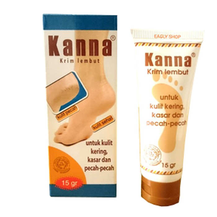 Kanna 15 Gr Krim Kulit Pecah Pecah Pada Tumit Kaki Shopee Indonesia