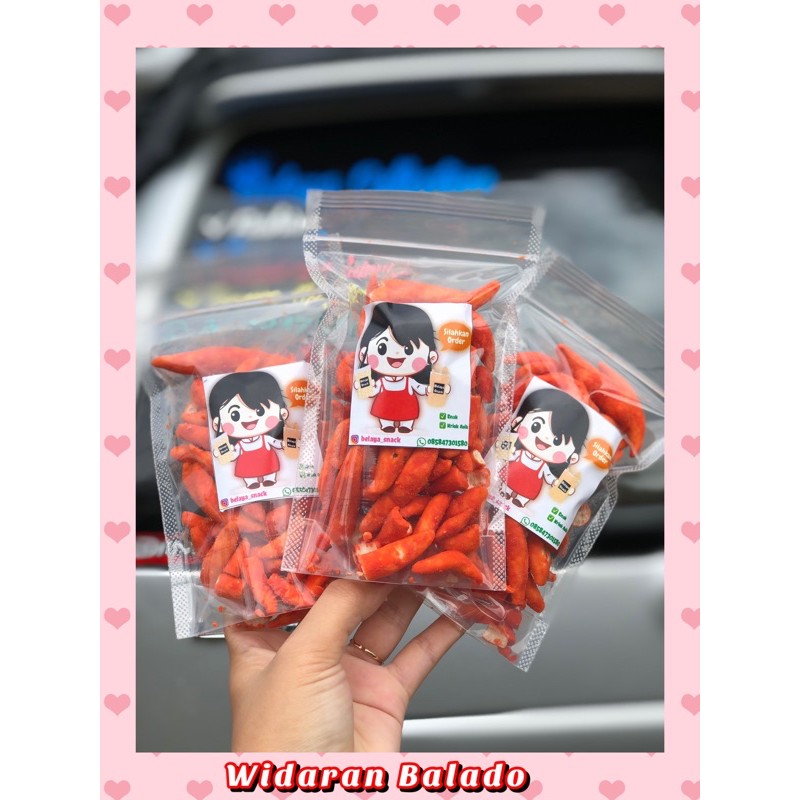 

SNACK CEMILAN BIDARAN/WIDARAN BALADO [100gram] // CEMILAN ENAK KRIUK