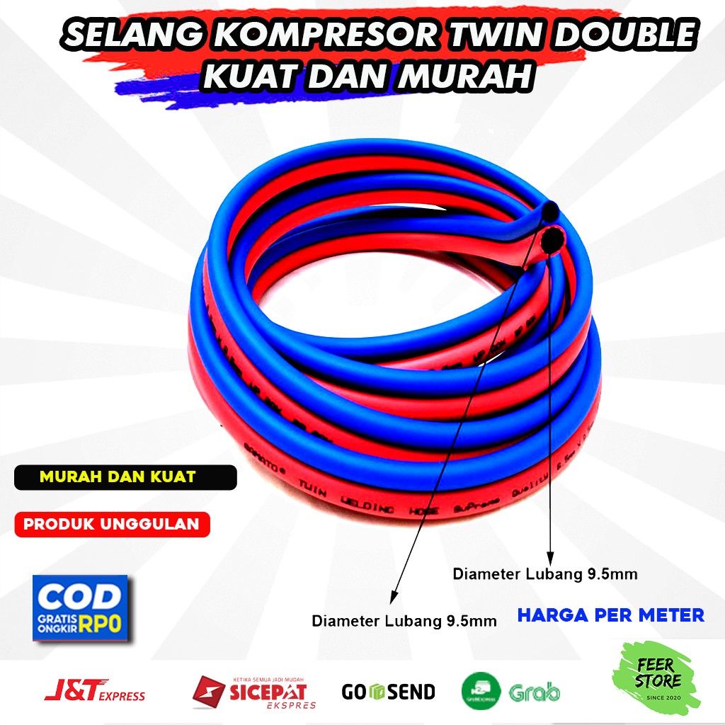 Selang Kompresor / Selang Kompresor Twin DOUBLE Welding Hose NLG