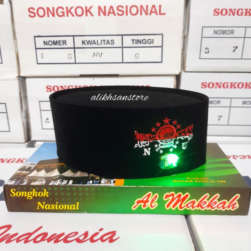 peci anak nu led / peci nu led/ peci bordir nu