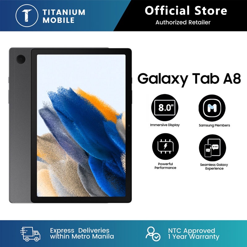 2022 Asli Galaxy Tab A8 Tablet 12GB RAM + 512GB ROM LTE/Wi-Fi 8.0 Inci Tampilan Layar Android 11 5G 