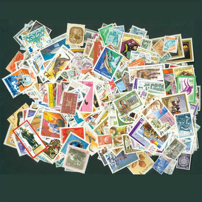 

IMPORT 2000 PCS/Lot No Repeat European Postage Stamp Collections From Europe Post Mark Stamps
