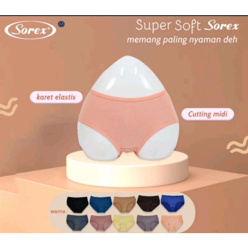 CD dewasa merk Sorex bahan lembut