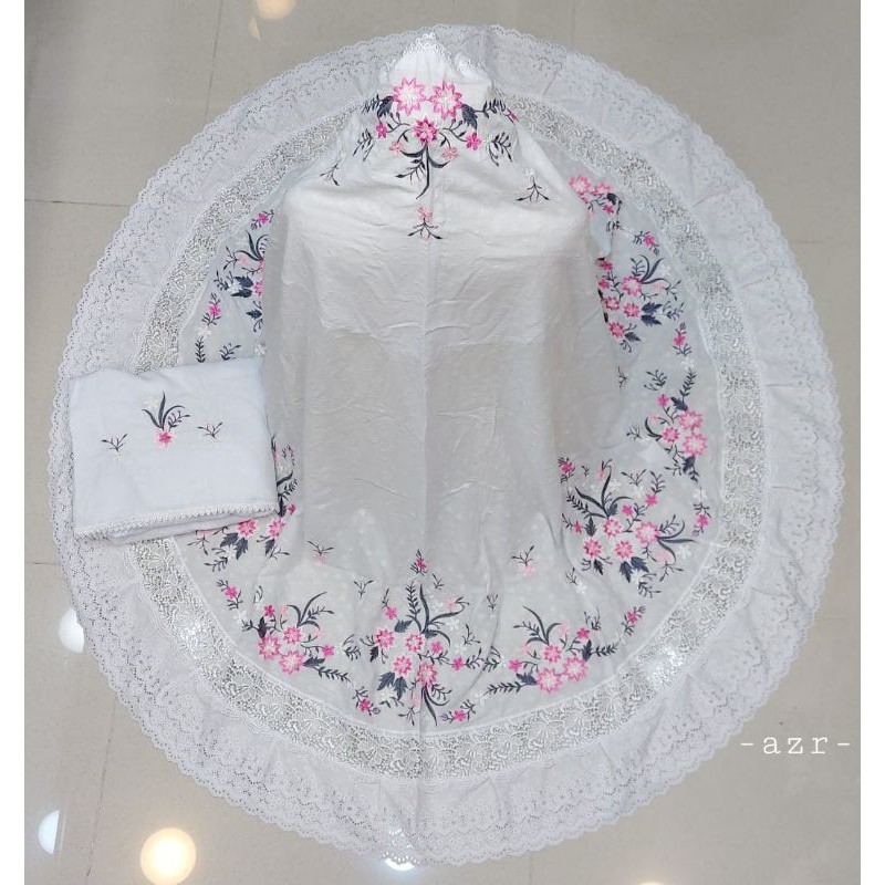 MUKENA BORDIR SUJI CAIA KELILING