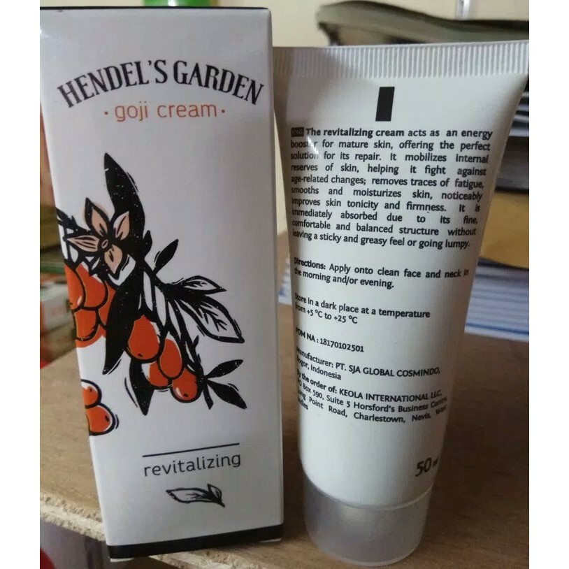 Terpopuler Goji Cream Hendel Original Anti Penuaan