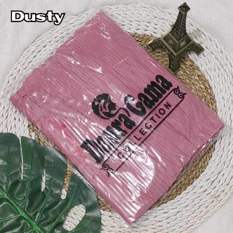 BERGO GOTIK PLISKET/ HIJAB INSTAN BY DAURA GAMA-BALERINA DUSTY