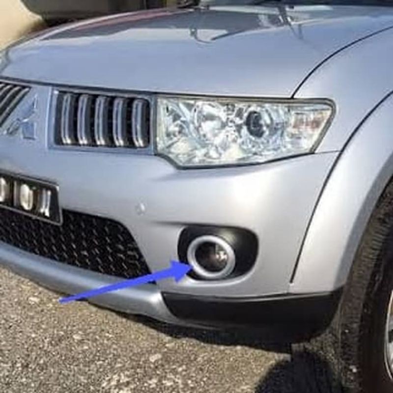 Cover Foglamp Pajero 2009 2010 Fog Lamp Chrome