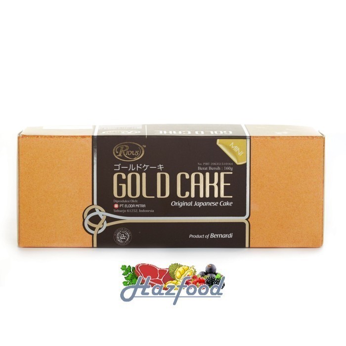 

Rious Gold Cake Original japanese cake 390 Gram l Ukuran Besar