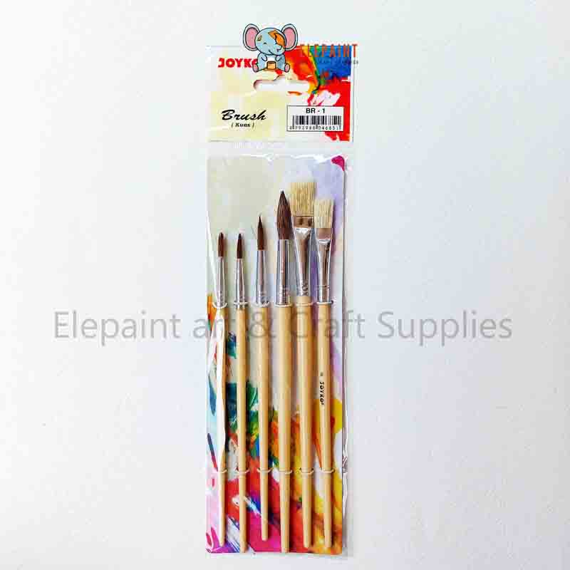 

Kuas Lukis Joyko BR-1 / Joyko Paint Brush SET BR-1 / Kuas Lukis / Joyko Kuas Lukis / Kuas Lukis Cat / Kuas Joyko