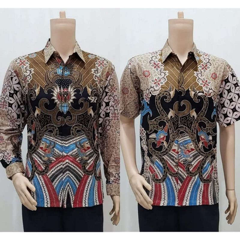 Baju Pria Kemeja Batik Giovani Cream